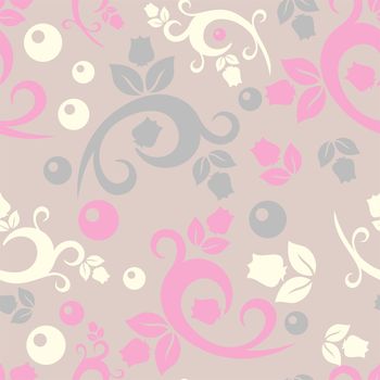 elegant floral vintage seamless pattern background for your design