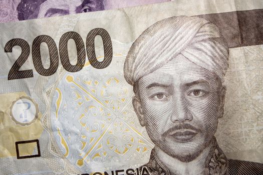 rupiah currency macro close up money photo