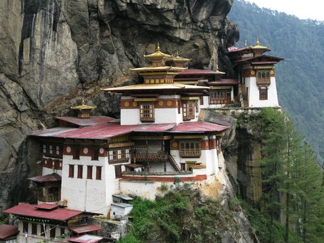 Taktsang lakhang or tigress nest monastery, Bhutan