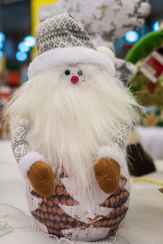 Christmas decorations on a Christmas tree. Brownie