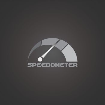speed meter art theme vector graphic illustration