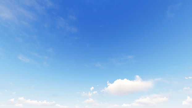 Cloudy blue sky abstract background, blue sky background with tiny clouds, 3d rendering

