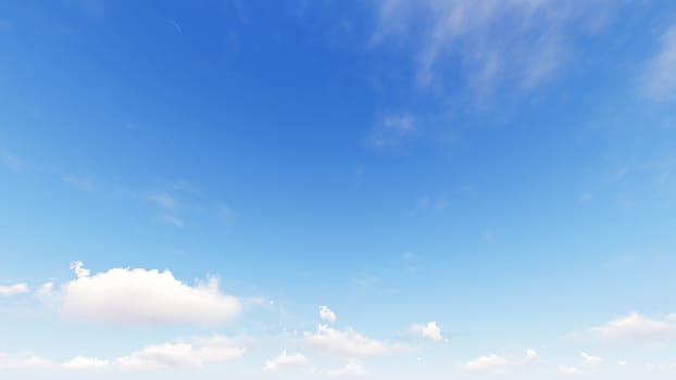 Cloudy blue sky abstract background, blue sky background with tiny clouds, 3d rendering

