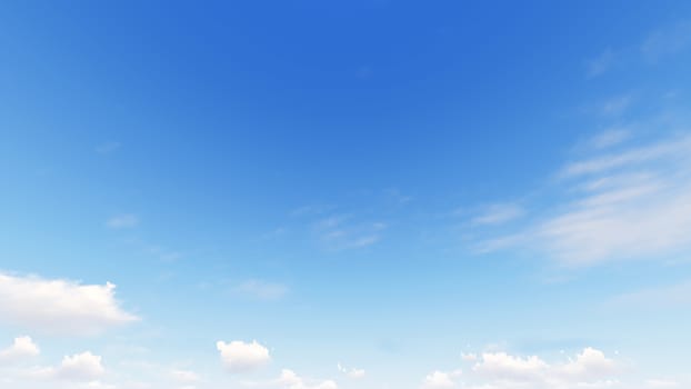 Cloudy blue sky abstract background, blue sky background with tiny clouds, 3d rendering

