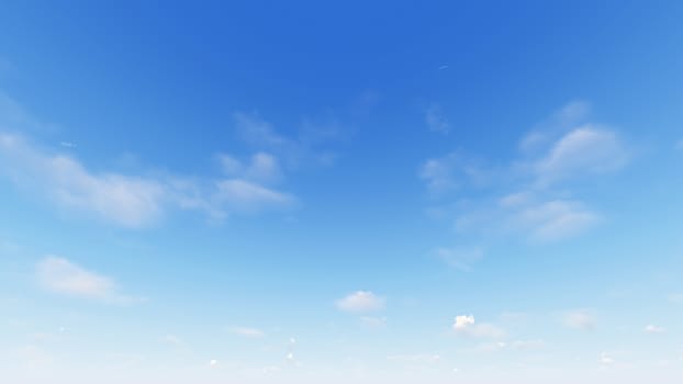 Cloudy blue sky abstract background, blue sky background with tiny clouds, 3d rendering

