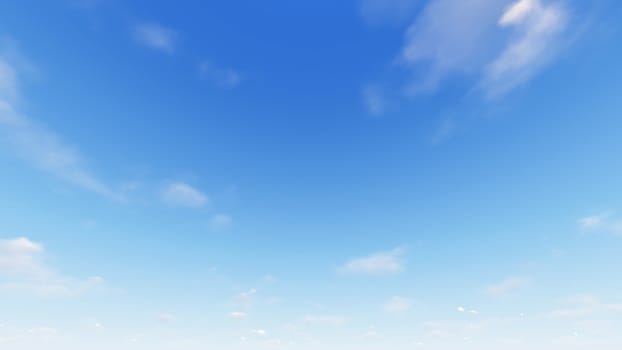 Cloudy blue sky abstract background, blue sky background with tiny clouds, 3d rendering

