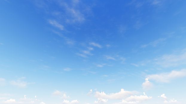 Cloudy blue sky abstract background, blue sky background with tiny clouds, 3d rendering

