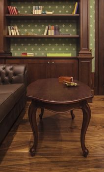 Interior comfortable smoking room