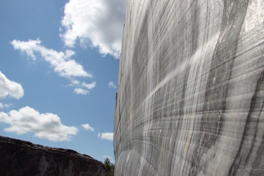 The giant marble cut in the Italian's career in Russia. Minerals