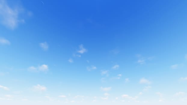 Cloudy blue sky abstract background, blue sky background with tiny clouds, 3d rendering

