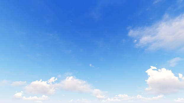 Cloudy blue sky abstract background, blue sky background with tiny clouds, 3d rendering

