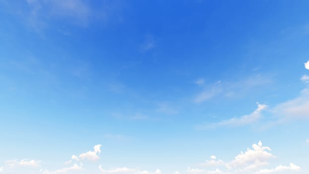 Cloudy blue sky abstract background, blue sky background with tiny clouds, 3d rendering

