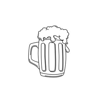 cold beer brewery and drink theme vector art illustration