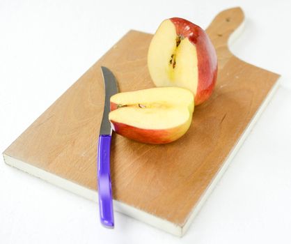 split apple in half safe goodness