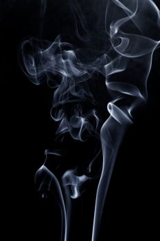 abstract smoke waves, studio shot