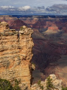 Beautiful Landscape of Grand Canyon from South Rim, Arizona, United States