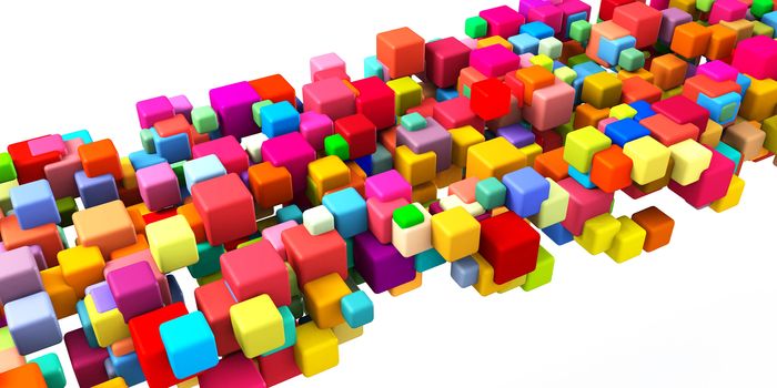 Colorful Geometric Abstract Background as Fun Theme