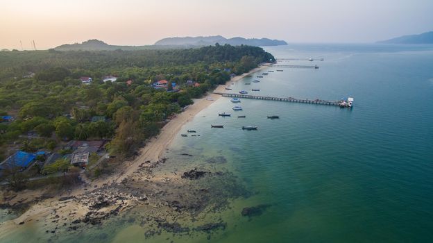 aerial view of payam island ranong andaman sea southern of thailand 