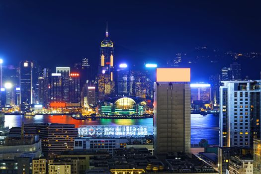 Hong Kong City skylines at Night