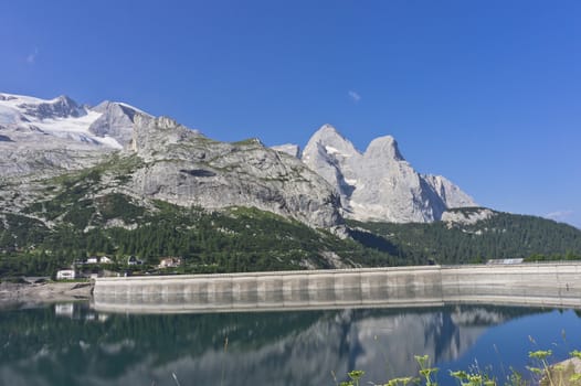 Lake Fedaia, Italy, Europe