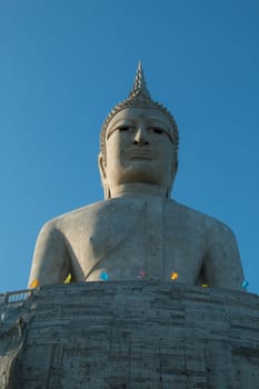 Big Buddha Mountain Manorom Mukdahan province.