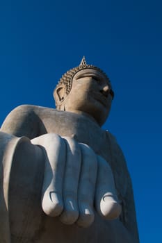 Big Buddha Mountain Manorom Mukdahan province.