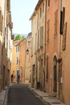 Street view of the Village of Bedoin, France