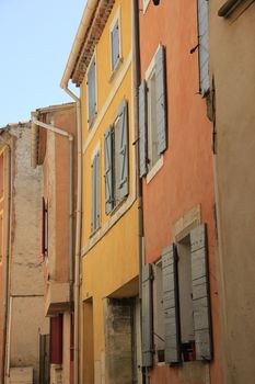 Street view of the Village of Bedoin, France