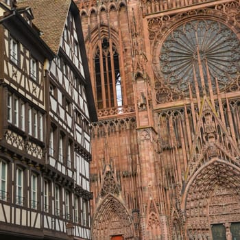 Cathedral Notre Dame of Strasbourg, Cathedral Notre Dame of Strasbourg, Bas Rhin, Alsace, France