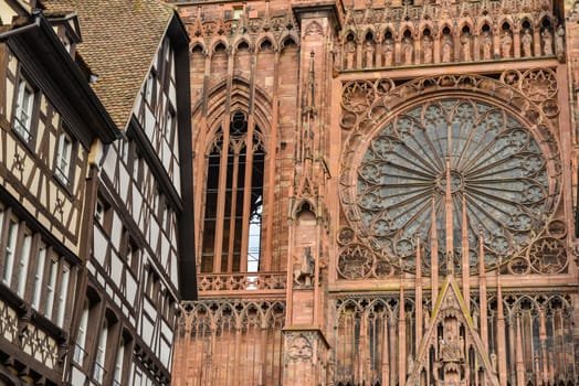 Cathedral Notre Dame of Strasbourg, Cathedral Notre Dame of Strasbourg, Bas Rhin, Alsace, France