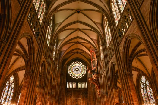 Cathedral Notre Dame of Strasbourg, Cathedral Notre Dame of Strasbourg, Bas Rhin, Alsace, France