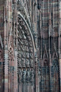 Cathedral Notre Dame of Strasbourg, Cathedral Notre Dame of Strasbourg, Bas Rhin, Alsace, France