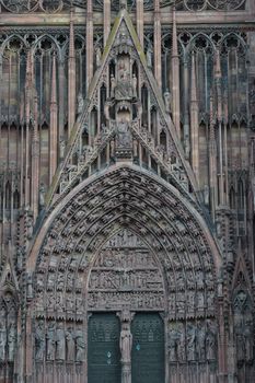Cathedral Notre Dame of Strasbourg, Cathedral Notre Dame of Strasbourg, Bas Rhin, Alsace, France