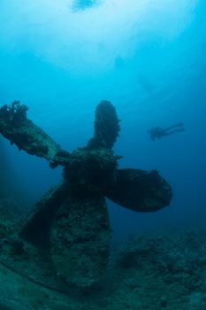 sunken ship wreck underwater diving Sudan Red Sea