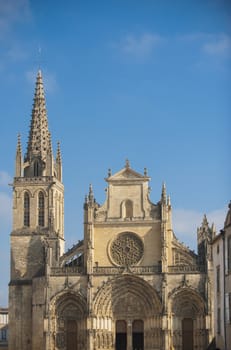 France, the cathedral of Bazas in Gironde, Aquitaine