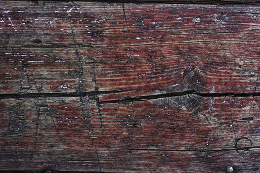 Texture of old wood worn hardwood time