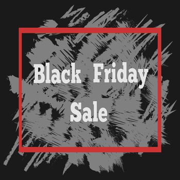 Black Friday Sale poster with a lettering. Abstract vector black friday sale layout background. For art template design, list, page, mockup brochure style, banner, idea, cover, booklet, print, flyer, book, blank, card, ad, sign, poster, badge.