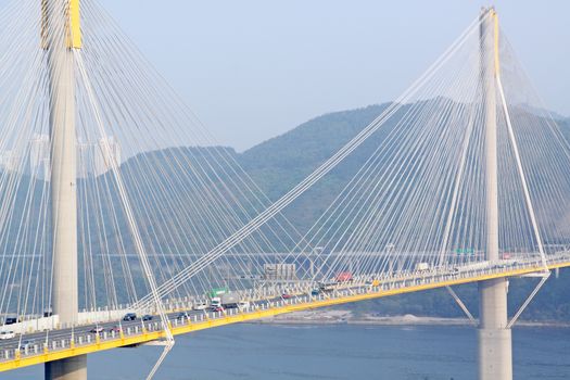 Ting Kau Bridge at day