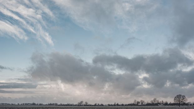 blue sky, natural clouds, nature series