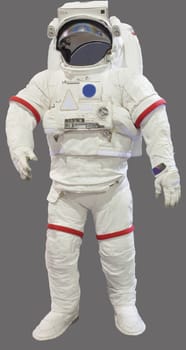 astronaut suit or space pilot suit isolate background