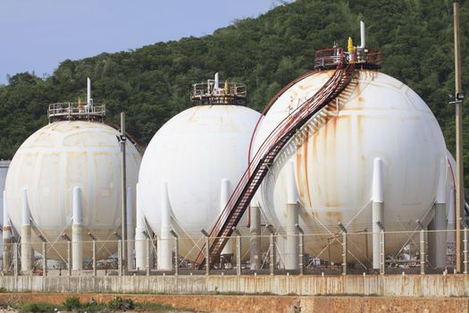 lpg gas tank storage in petrochemical heavy industry estate use for fuel power and energy topic 