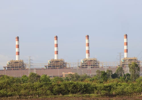 Bangpakong P.E.A.of Thailand Thermal Power Plant 