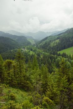 Summer mountain landscape in Tatra mountain. Summer time