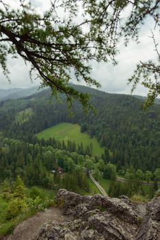 Summer mountain landscape in Tatra mountain. Summer time