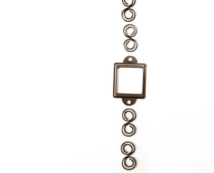 Design element, frame on a white background
