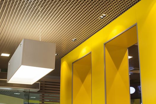 element of the interior with the luminaire