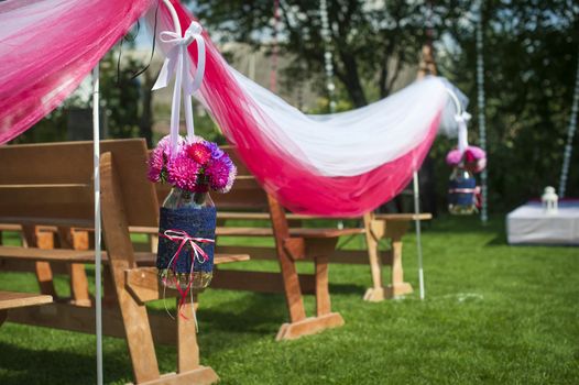 weedding table decoration and floral 