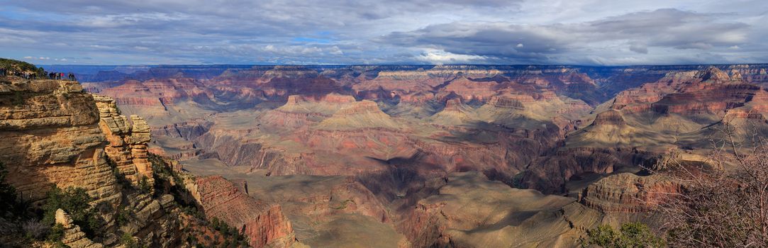 Impressive Landscape from South Rim of Grand Canyon, Arizona, United States