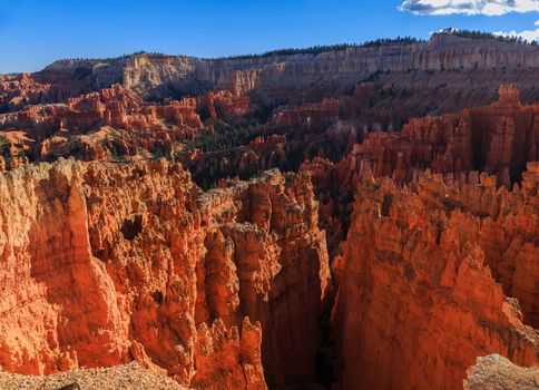 Amazing scenic view of the hoodoos. Bryce Canyon National Park, Utah, USA