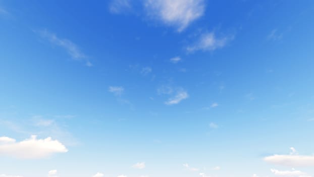 Cloudy blue sky abstract background, blue sky background with tiny clouds, 3d rendering

